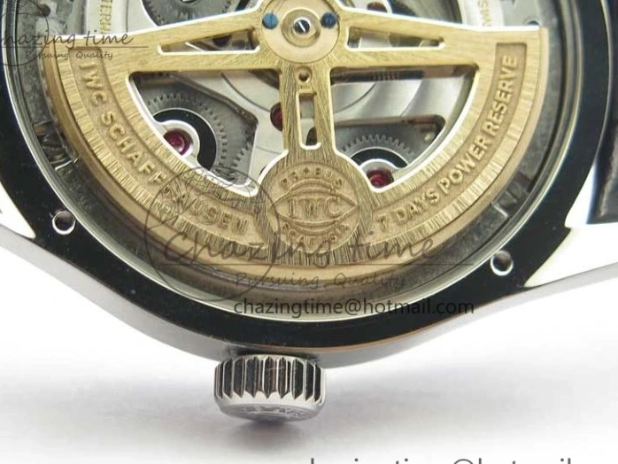 MIROTIME 0228 Portugieser Perpetual Calendar IW503401 V9F 1:1 Best Edition Blue Dial on Black Leather Strap A Contemporary 7114